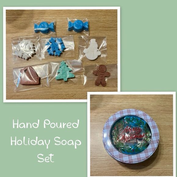 Hand Poured Holiday Soap Set - Picture 1 of 1